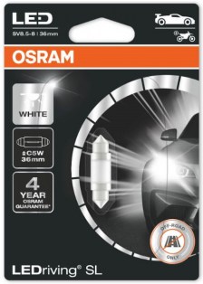 Λάμπα OSRAM C5W (36 mm) LEDriving SL White 6000K 12V